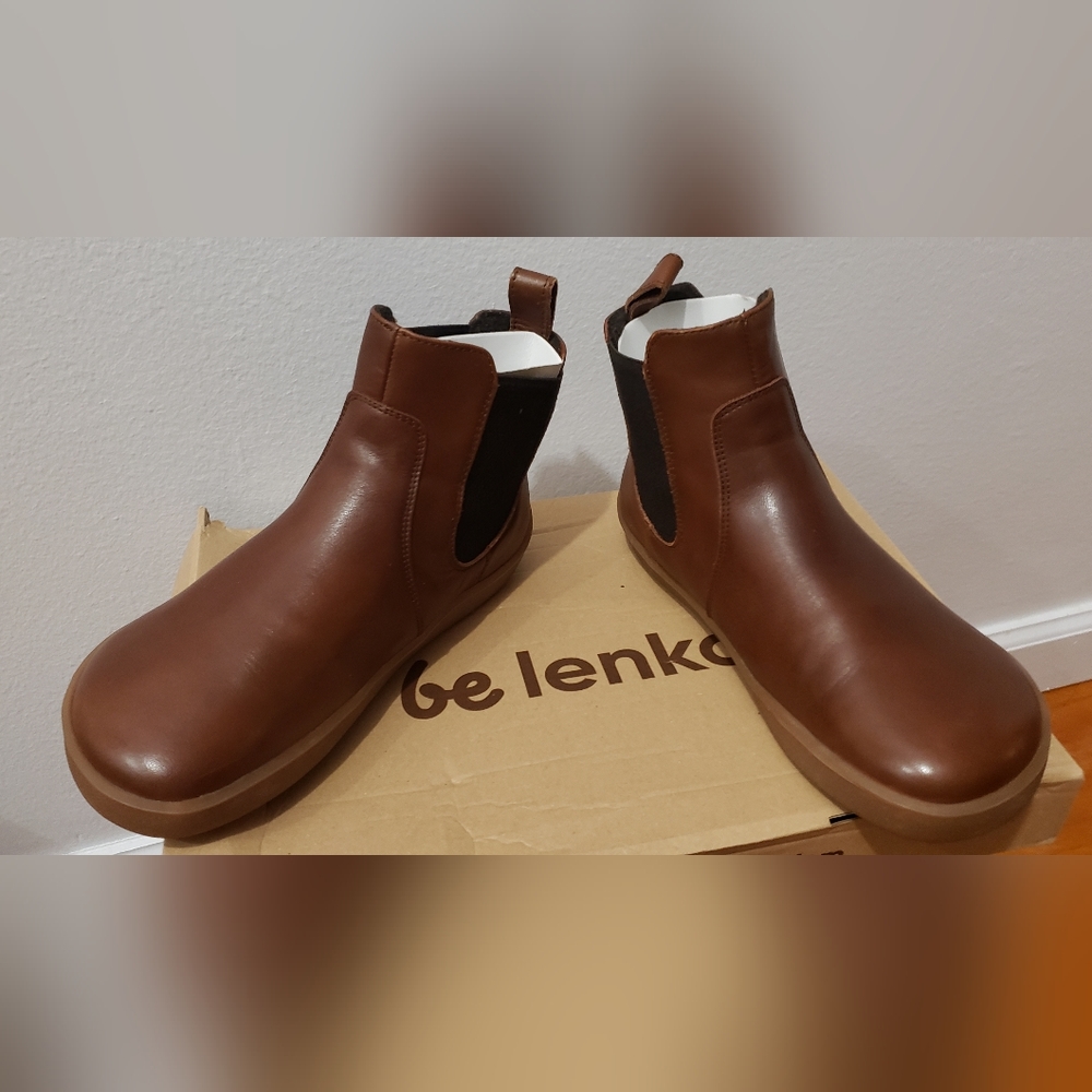 Be Lenka Entice Neo Brown Chelsea Boots NIB Women's EU 38